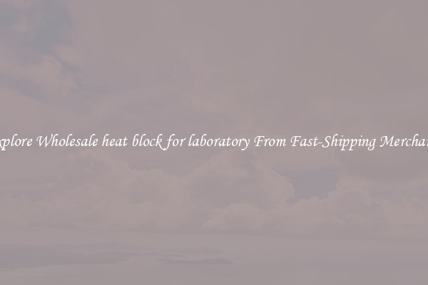 Explore Wholesale heat block for laboratory From Fast-Shipping Merchants
