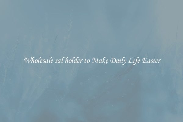 Wholesale sal holder to Make Daily Life Easier
