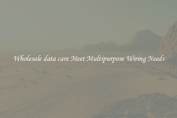 Wholesale data care Meet Multipurpose Wiring Needs