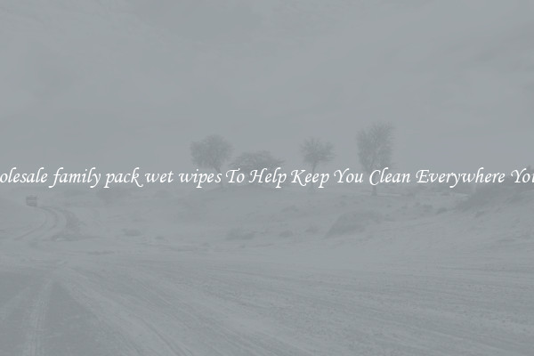 Wholesale family pack wet wipes To Help Keep You Clean Everywhere You Go