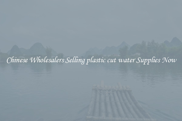 Chinese Wholesalers Selling plastic cut water Supplies Now