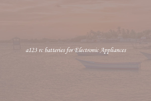 a123 rc batteries for Electronic Appliances