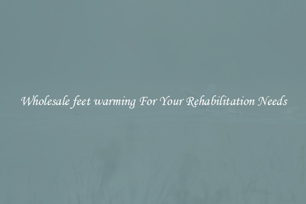 Wholesale feet warming For Your Rehabilitation Needs