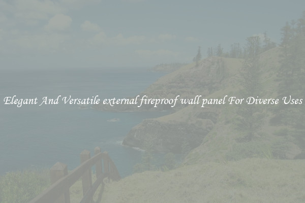 Elegant And Versatile external fireproof wall panel For Diverse Uses