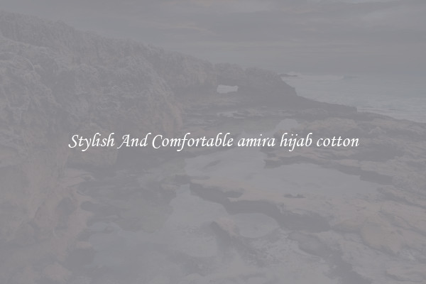 Stylish And Comfortable amira hijab cotton